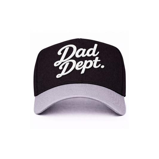Black/Grey Dad Dept. Snapback Hat