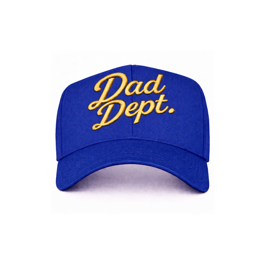 Royal Blue/Gold Dad Dept. Snapback Hat