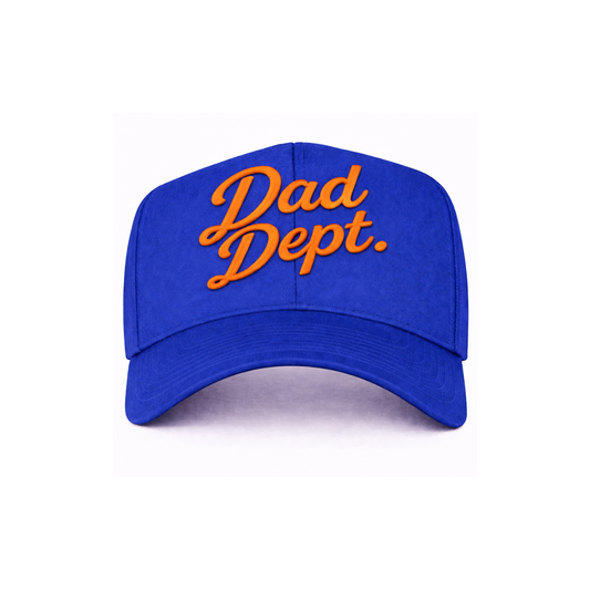 Royal Blue/Orange Dad Dept. Snapback Hat