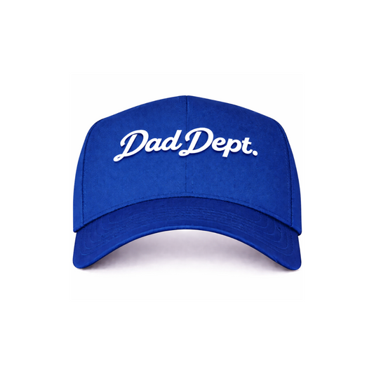 Royal Blue Dad Dept. Snapback Hat