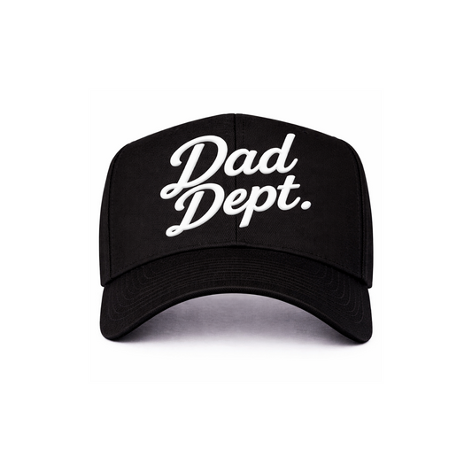 Black Dad Dept. Snapback Hat